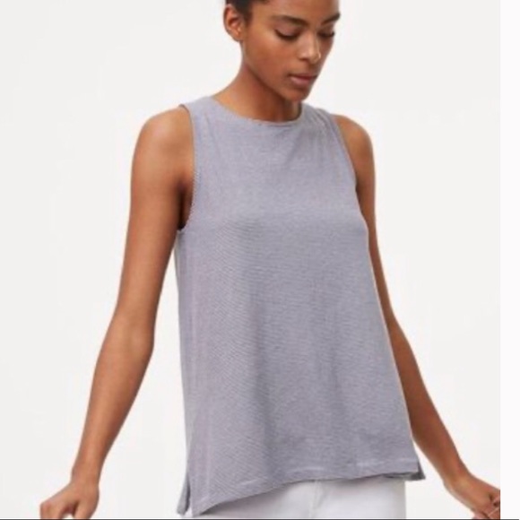 🌻5/35🌻 Loft | striped bow back tank - Picture 2 of 8
